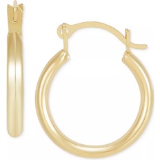 Gold Earrings Macy's Polished Tube Extra Small Hoop Earrings - Gold
