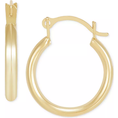 Gold - Women Earrings Macy's Polished Tube Extra Small Hoop Earrings - Gold