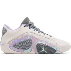Nike Laced - Women Basketball Shoes Nike Tatum 2 Sidewalk Chalk - Light Soft Pink/Smoke/Lilac/Mint Foam