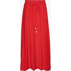 Røde - S Skjørt Vero Moda Midiskjørt Goji Berry Hw Ankle Skirt Wvn Skjørt Skirt