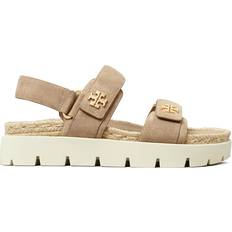 Beige - Women Sport Sandals Tory Burch Kira Rope Sandal - Ceramic Taupe