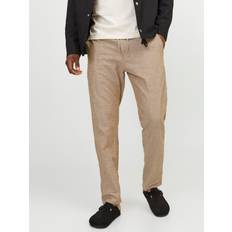 Herren - Leinen Hosen Jack & Jones Relaxed Fit Klassische Hose