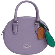 Coach Outlet Blueberry Crossbody - Crossgrain Leather/Silver/Light Violet