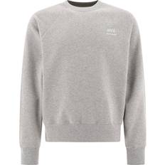 Hvite - Unisex Gensere Ami Paris Sweatshirts Gray