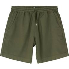 Mads Nørgaard Herre Shorts Mads Nørgaard Dyed Canvas Beach Shorts, Olive Night