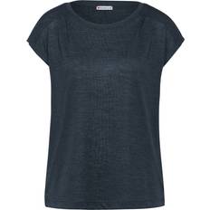 Damen - Leinen T-Shirts Street One Leinenlook T-Shirt