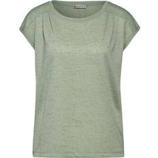 Damen - Leinen T-Shirts Street One T-Shirt pastellgrün