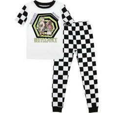 Children's Clothing BioWorld Youth White Beetlejuice T-Shirt & Pants Sleepwear Set
