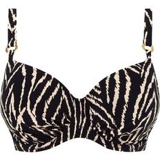 Dame - Gull Badetøy Wacoal Fantasie Silouette Island Uw Full Cup Bikini Top, Black, 36Dd, Women