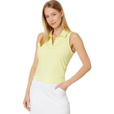 Women - Yellow Polo Shirts Travismathew Salt Air, Don't Care Moveknit Sleeveless Polo