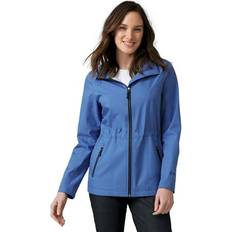 Rain Clothes Free Country Women's X2O Anorak Rain Jacket Chambray