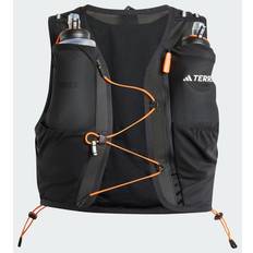 Weiß Oberbekleidung Adidas Terrex Trail Running Techrock Vest Black White Impact Orange