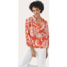 Røde Bluser Part Two GineveraPW Bluse Rot Größe für Damen