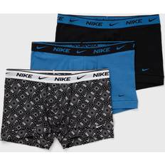 Jersey Unterwäsche Nike Sportunterhose 'Everyday' royalblau schwarz offwhite