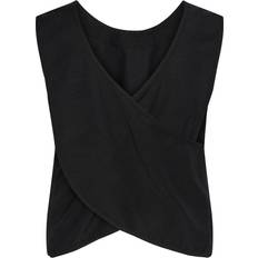 Damen - Leinen T-Shirts & Tanktops Pieces Top 'MINIDI' schwarz