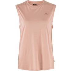 Fjällräven Women Tank Tops Fjällräven Women's Abisko Wool Tank Top Merino shirt XXS, pink