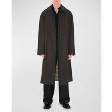 Burberry M - Men Coats Burberry Long Cotton Car Coat