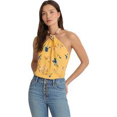 Women - XL Blouses Lauren Ralph Lauren Women's Floral Halter Top Yellow