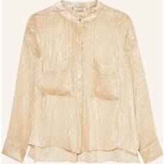 Damen - Golden Blusen Dorothee Schumacher Bluse aus Seidenlamé