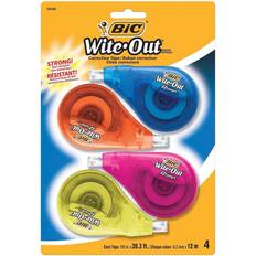 Desktop Stationery Bic Wite-Out EZ Correct Correction Tape 4-pack