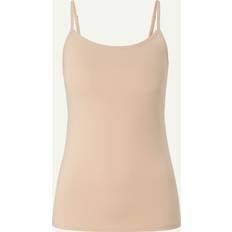 Beige Tank Tops Falke Thermal Spaghetti-Strap Top Camel XX-LARGE