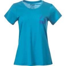 Bergans Dame T-skjorter Bergans Women's Rabot Mount Wool Tee Merino shirt XS, blue