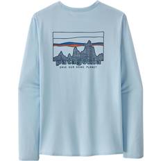 Patagonia Men - XL T-shirts Patagonia Men's Capilene Cool Daily Graphic Long Sleeve Shirt, Medium, Blue