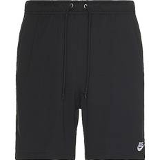 Nike L - Men - White Shorts Nike Men's Club Mesh Flow Shorts - Black/White