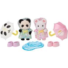 Calico Critters Play Set Calico Critters Nursery Friends Rainy Day Duo
