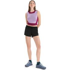 Icebreaker BH-er Icebreaker ZoneKnit Cropped Bra-Tank Women Purple Gaze/Go Berry