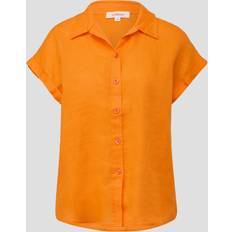 Damen - Orange Blusen s.Oliver RED LABEL Kurzarmbluse, Größe
