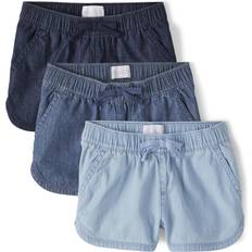 The Children's Place Girl's Chambray Pull On Shorts 3-pack - Multi