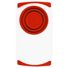 Red Chopping Boards Eternal Over the sink with strainer Chopping Board
