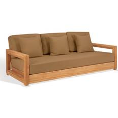 Outdoor Sofas Joss & Main Melrose 76.55'' Teak Outdoor Sofa