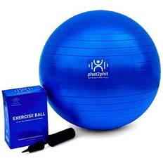 Yoga Equipment Phat2Phit Pilates Ball Exercise Ball Yoga Ball, Multiple Sizes, Large Gym Grade Birthing Ball for Pregnancy, Fitness, Balance, Workout at Home