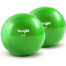 Yes4All Exercise Balls Yes4All 4lbs Soft Weighted Toning Ball Pair