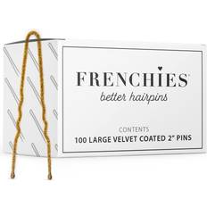 Blonde Hair Pins by: FRENCHIES, Frenchies Ultra Flocked Extra Soft French Twist Hair Pins: The French