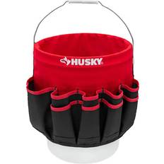 Husky DIY Accessories Husky in-bucket storage tool bag 12 in 30 pocket heavy duty bucket jockey 5 gal