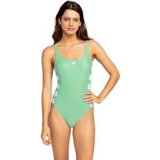 L Swimsuits Roxy Women's OG One Piece Swimsuit, Medium, Green