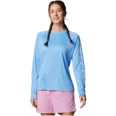 T-shirts Columbia Women's PFG Tidal Tee II Long Sleeve Shirt- Blue
