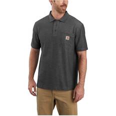 Carhartt Men Polo Shirts Carhartt Loose Fit Midweight Short-Sleeve Pocket Polo