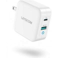Usb c charger, gan tech 65w for macbook pro/air, iphone 13/pro/mini, ipad pro White