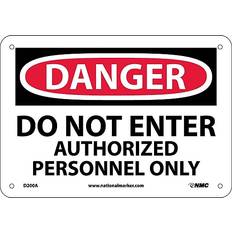 Workplace Signs by: MyOfficeInnovations, National Marker Do Not Enter Authorized Personnel Only