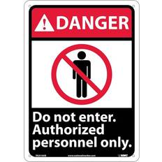 Workplace Signs by: MyOfficeInnovations, National Marker Do Not Enter Authorized Personnel Only