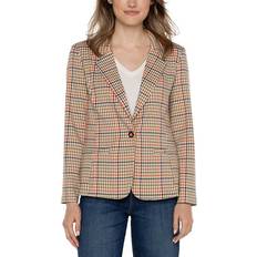 L Suits Plaid Blazer