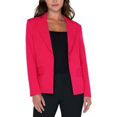 Red Suits One-button Blazer