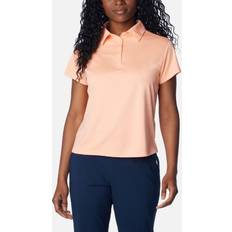 Polo Shirts Columbia Women's Tidal Short-Sleeve Polo T-Shirt Tiki Pink