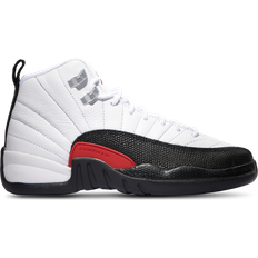 Size 4 basketball Nike Air Jordan 12 Retro Taxi Flip GS - White/Black/Gym Red
