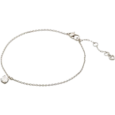 Silver - Women Anklets Kate Spade Little Luxuries Anklet - Silver/Transparent