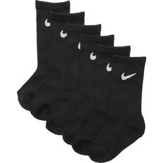 Nike Kid's Crew Socks 6-pack - Black (504101-019)